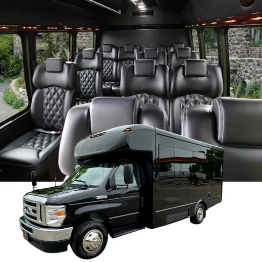 The 17 Passenger Mini Coach, ready to rent