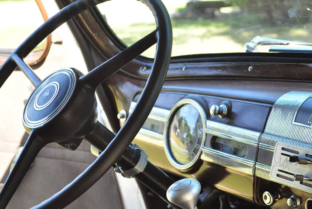 Detail shot of the 1939 Packard, shot 8