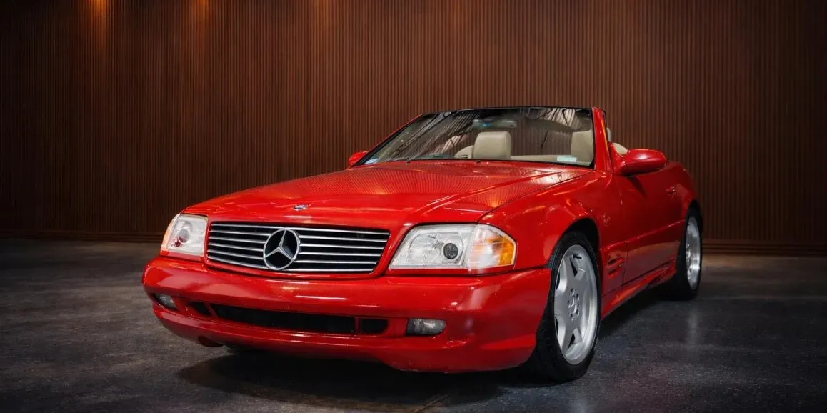 1996 Mercedes-Benz SL500 — Red 1996 Mercedes-Benz SL500 — Red for wedding car rental