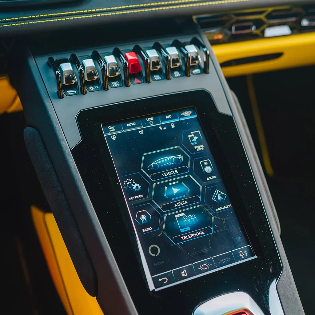 Gold 2022 Lamborghini Huracan EVO Giallo Orion, photo 5 for exotic and luxury car rental