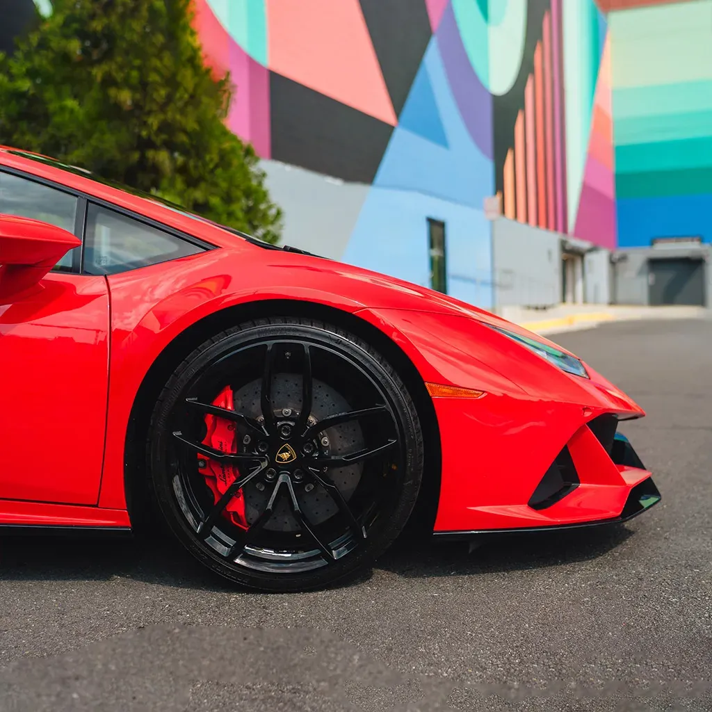 Red 2022 Lamborghini Huracan EVO Rosso Mars, photo 12 for exotic and luxury car rental in Rockville, MD