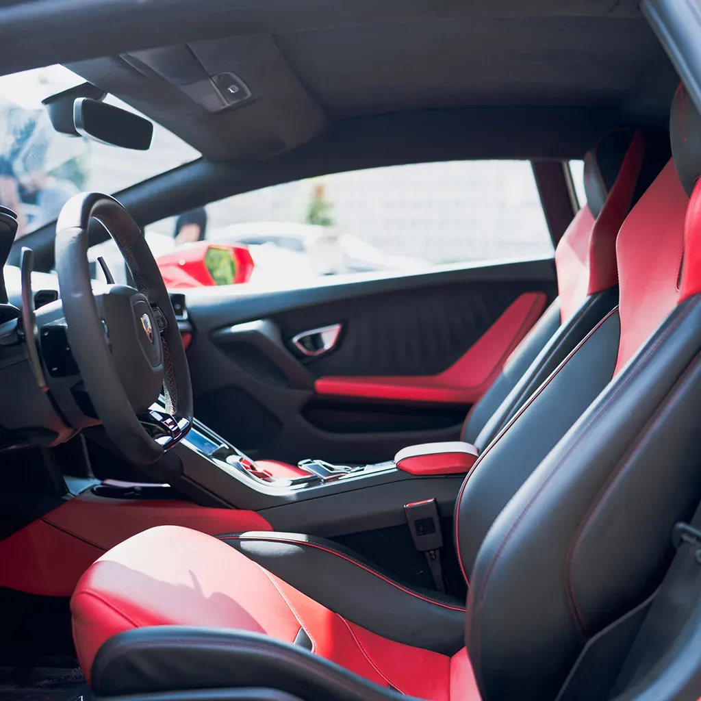 Red 2022 Lamborghini Huracan EVO Rosso Mars, photo 8 for exotic and luxury car rental in Rockville, MD