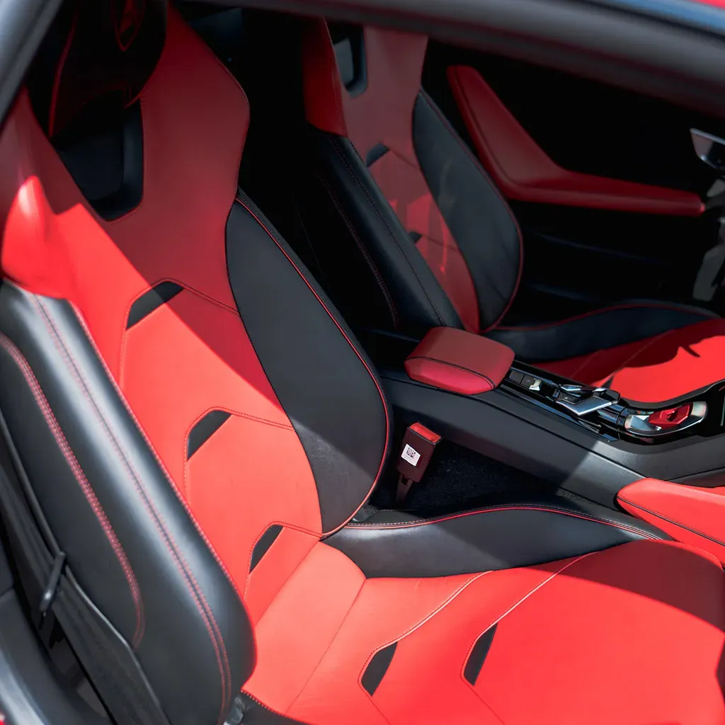 Red 2022 Lamborghini Huracan EVO Rosso Mars, photo 9 for exotic and luxury car rental in Rockville, MD