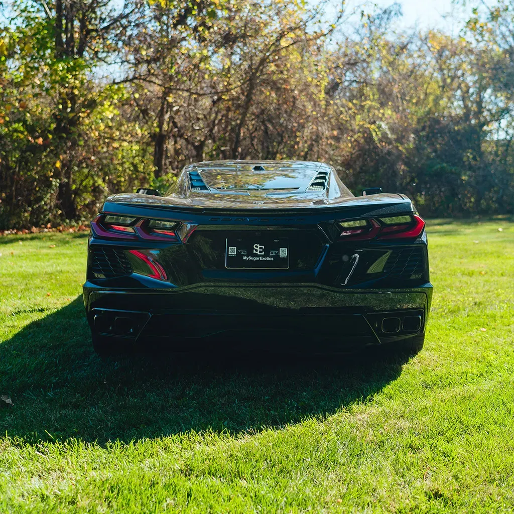 Black 2023 Corvette C8 2LT Convertible, photo 7 for sports car rental