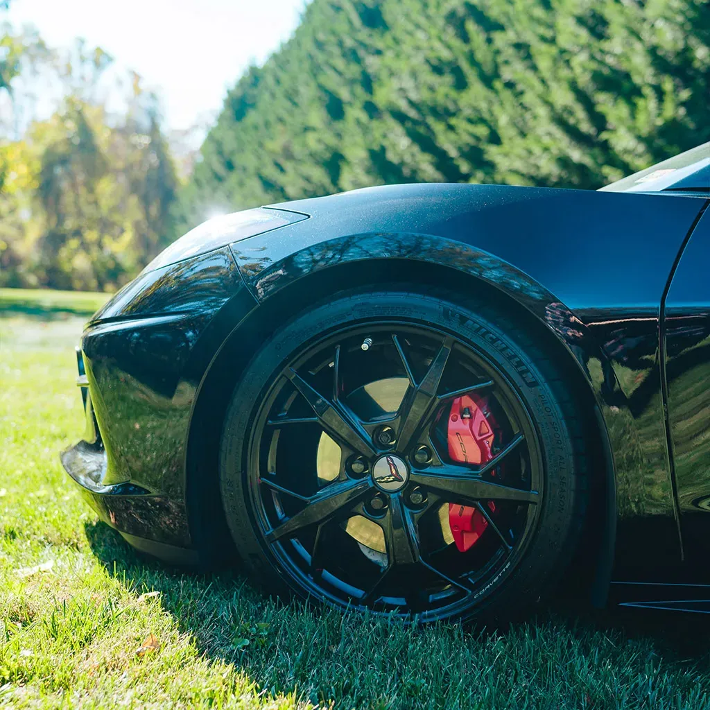 Black 2023 Corvette C8 2LT Convertible, photo 8 for sports car rental