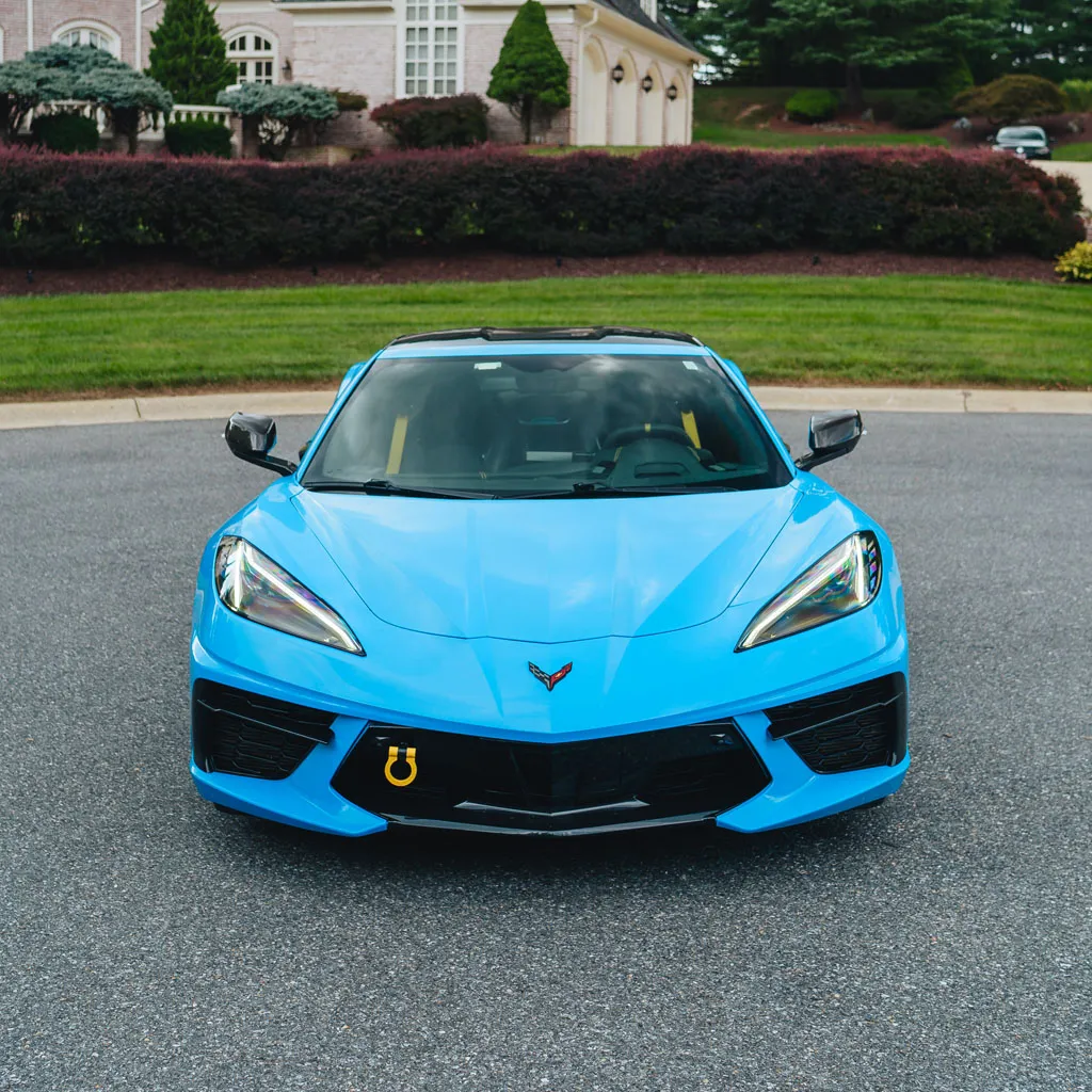 Blue 2023 Corvette C8 3LT Convertible, photo 10 for sports car rental