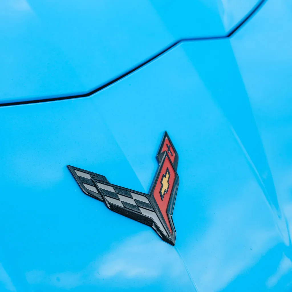 Blue 2023 Corvette C8 3LT Convertible, photo 8 for sports car rental