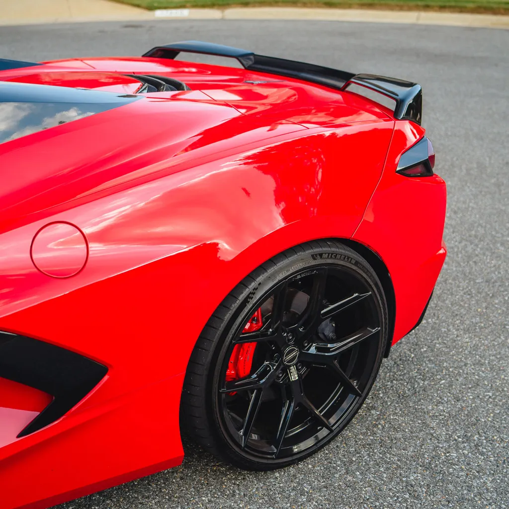 Red 2023 Corvette C8 Roadster 3LT (Automatic Convertible), photo 10 for sports car rental