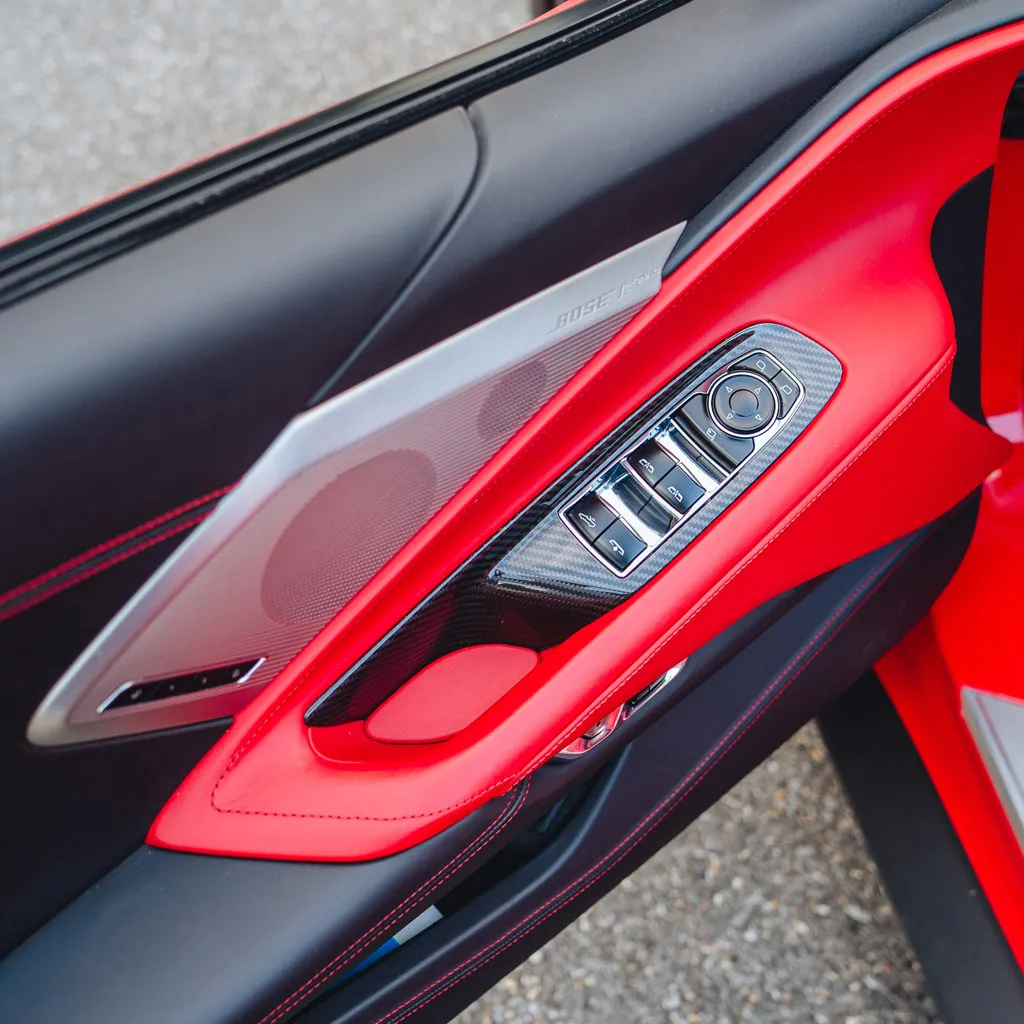 Red 2023 Corvette C8 Roadster 3LT (Automatic Convertible), photo 5 for sports car rental
