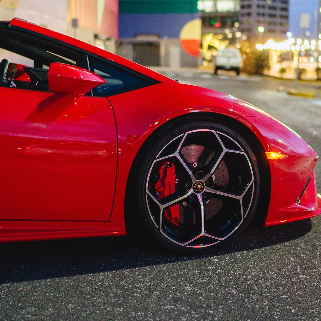 Red 2023 Lamborghini Huracan EVO SPYDER Fully Loaded, photo 3 for exotic and luxury car rental