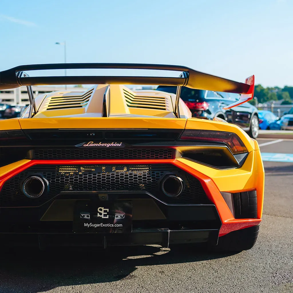 Orange 2023 Lamborghini Super Trofeo Omologata, photo 10 for sports car rental