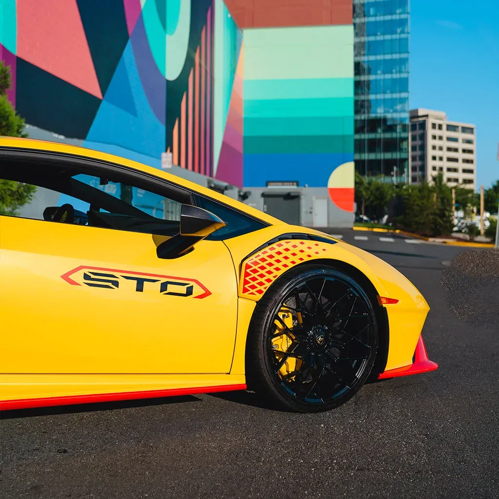 Orange 2023 Lamborghini Super Trofeo Omologata, photo 11 for sports car rental