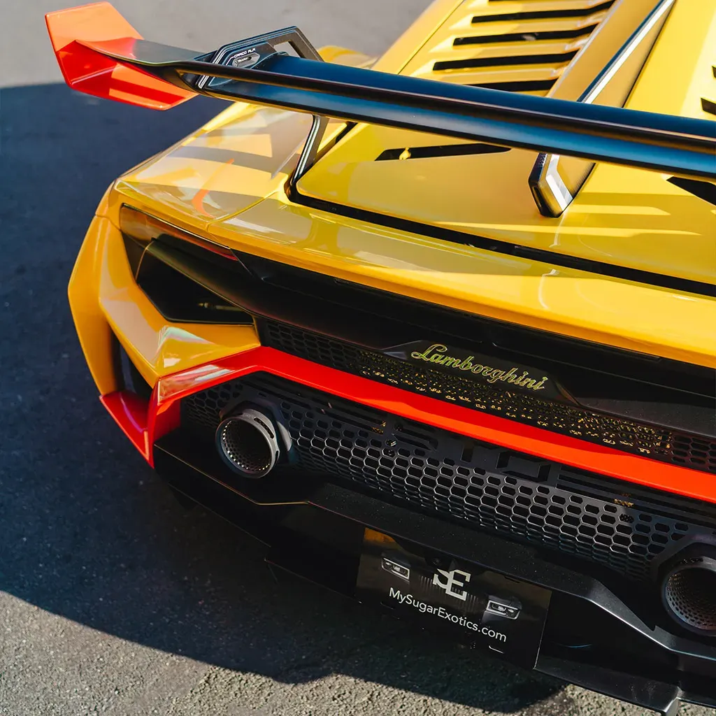 Orange 2023 Lamborghini Super Trofeo Omologata, photo 3 for exotic and luxury car rental