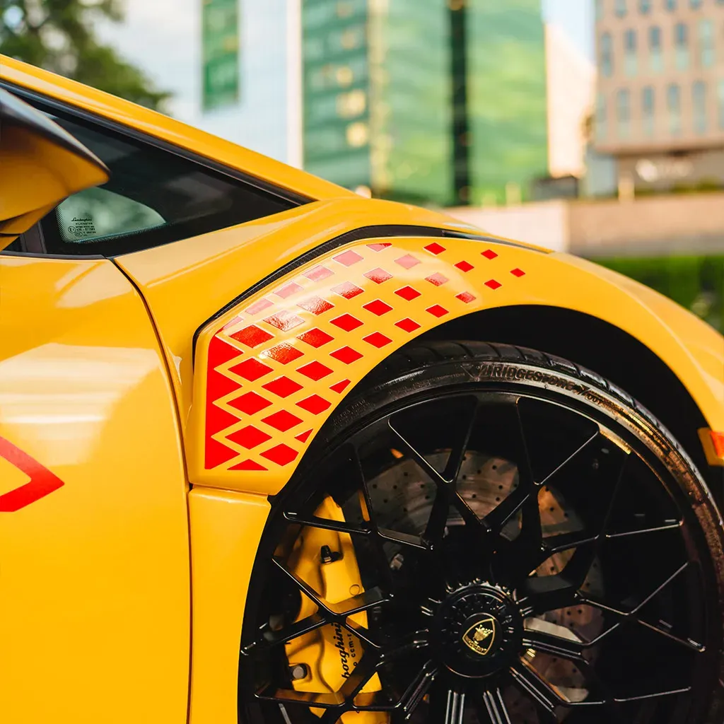 Orange 2023 Lamborghini Super Trofeo Omologata, photo 5 for exotic and luxury car rental