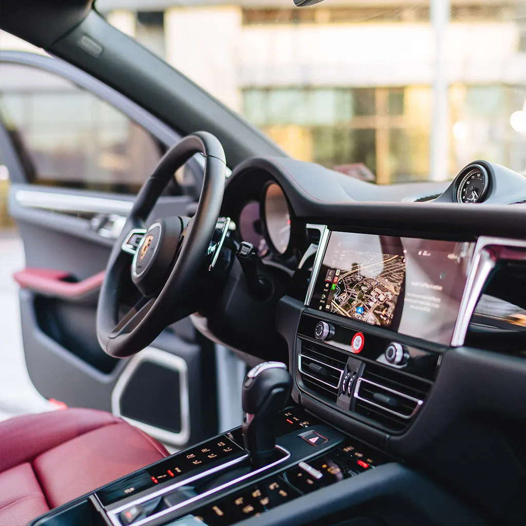 White 2023 Porsche Macan S SUV, photo 2 for wedding car rental in Rockville, MD