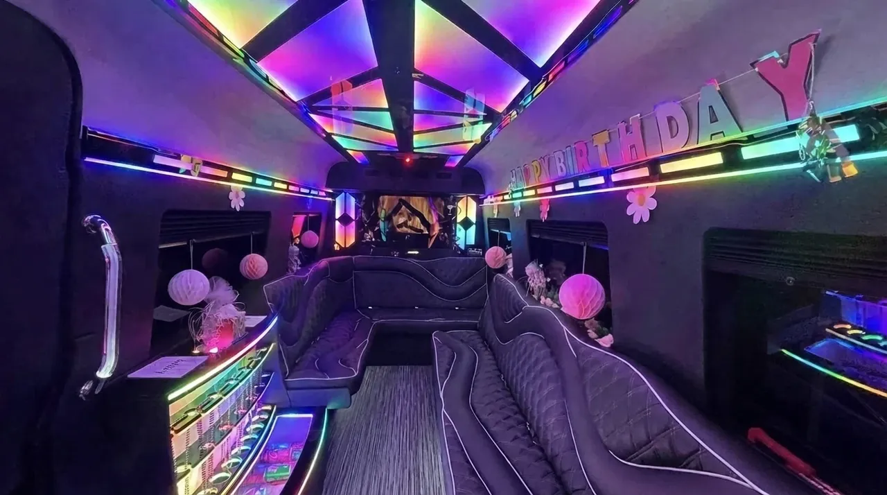The black 2026 Mercedes-Benz Sprinter Limousine (Sylvester), shot 3