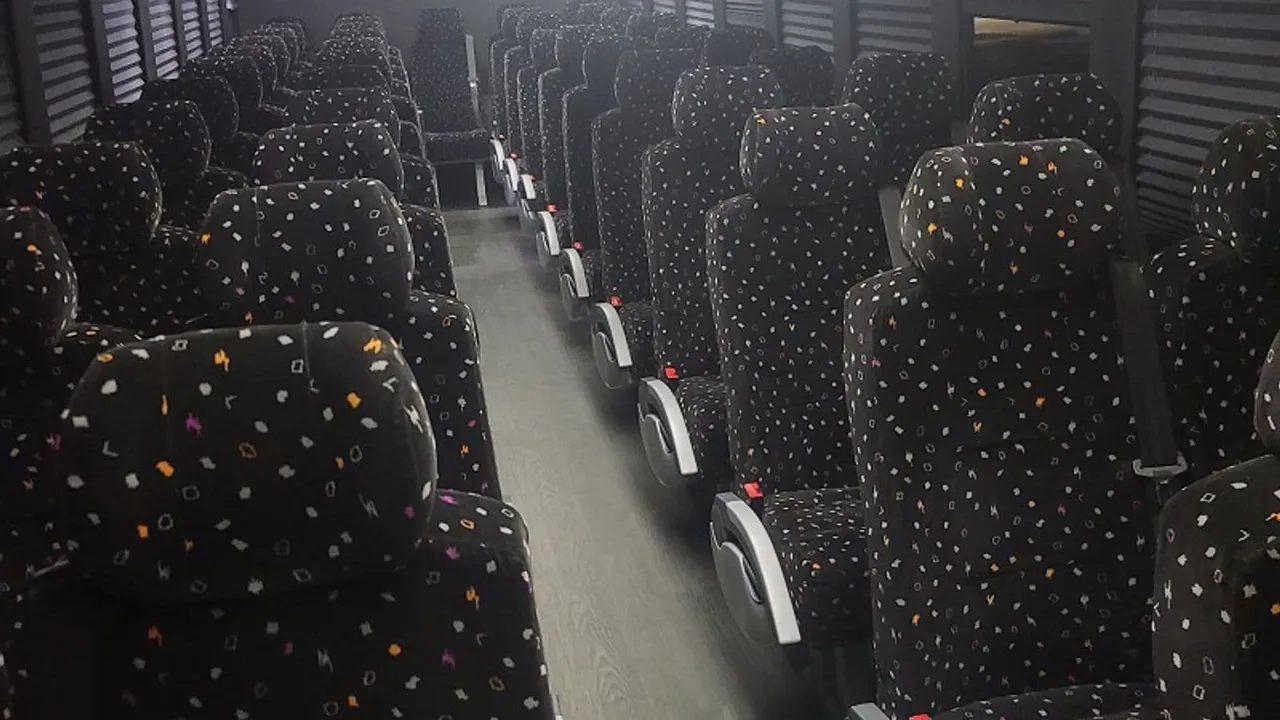 45 Passenger Luxury Motor Coach for charter bus rental