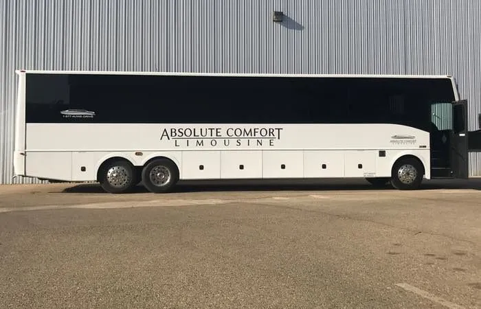 50 Passenger Limousine Bus The 50 Passenger Limousine Bus, ready to rent