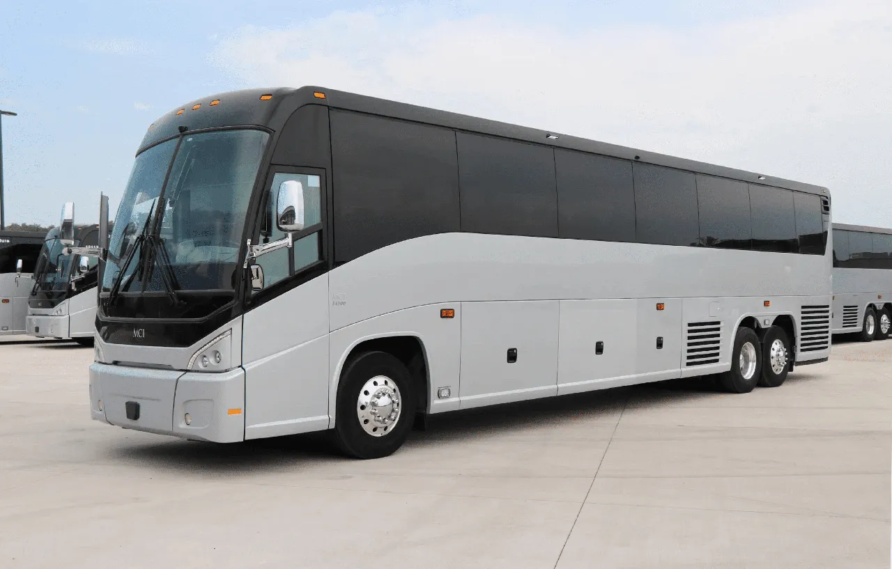 56-Passenger European Style Coach for charter bus rental