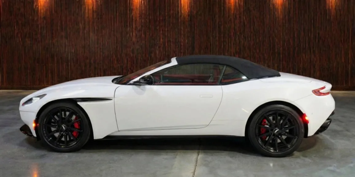 White Aston Martin DB11, photo 4 for sports car rental