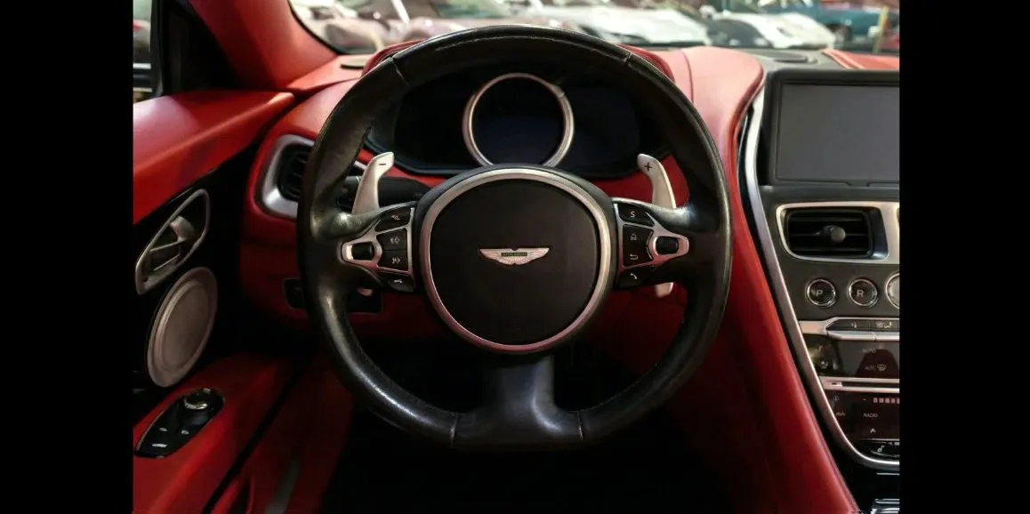 White Aston Martin DB11, photo 5 for sports car rental