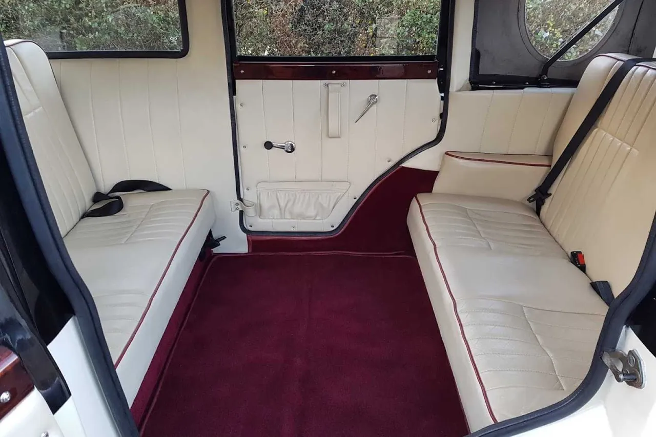 Beauford 1920 interior for wedding car rental