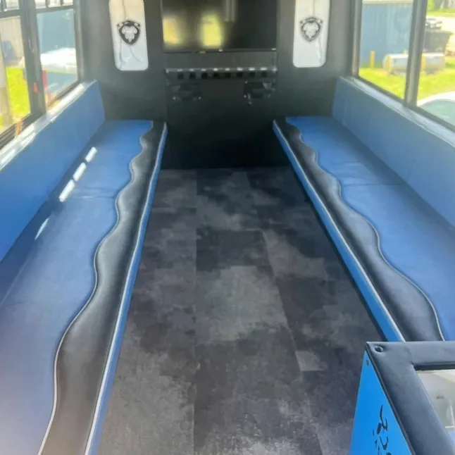 The Blue Line Party Bus, shot 2