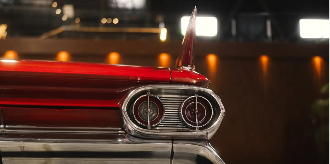 Detail shot of the Cadillac Deville 1960 (VINTAGE)