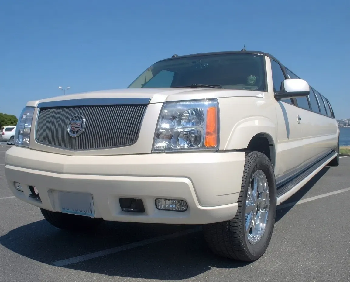 The Cadillac Escalade Limousine, ready to rent