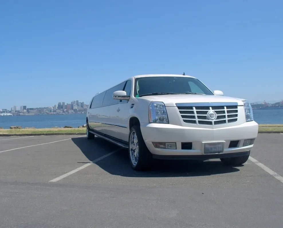 The Cadillac Escalade Limousine, ready to rent