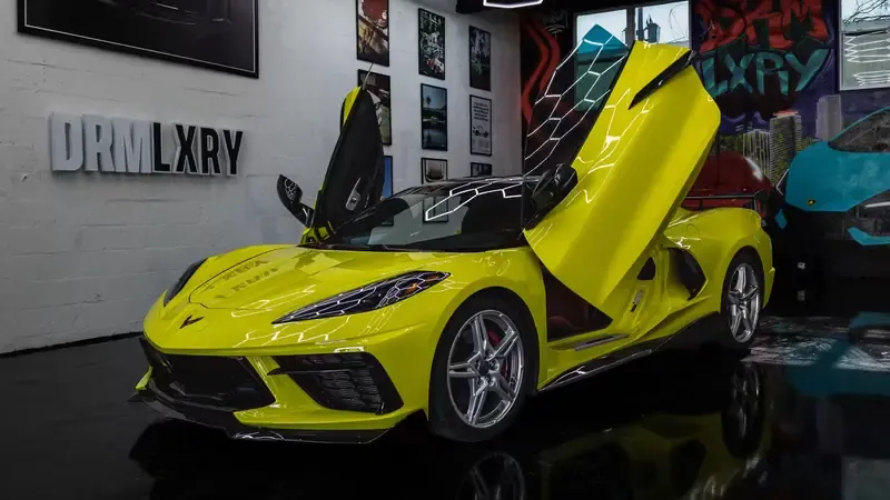 Chevrolet Corvette Stingray — Yellow for sports car rental