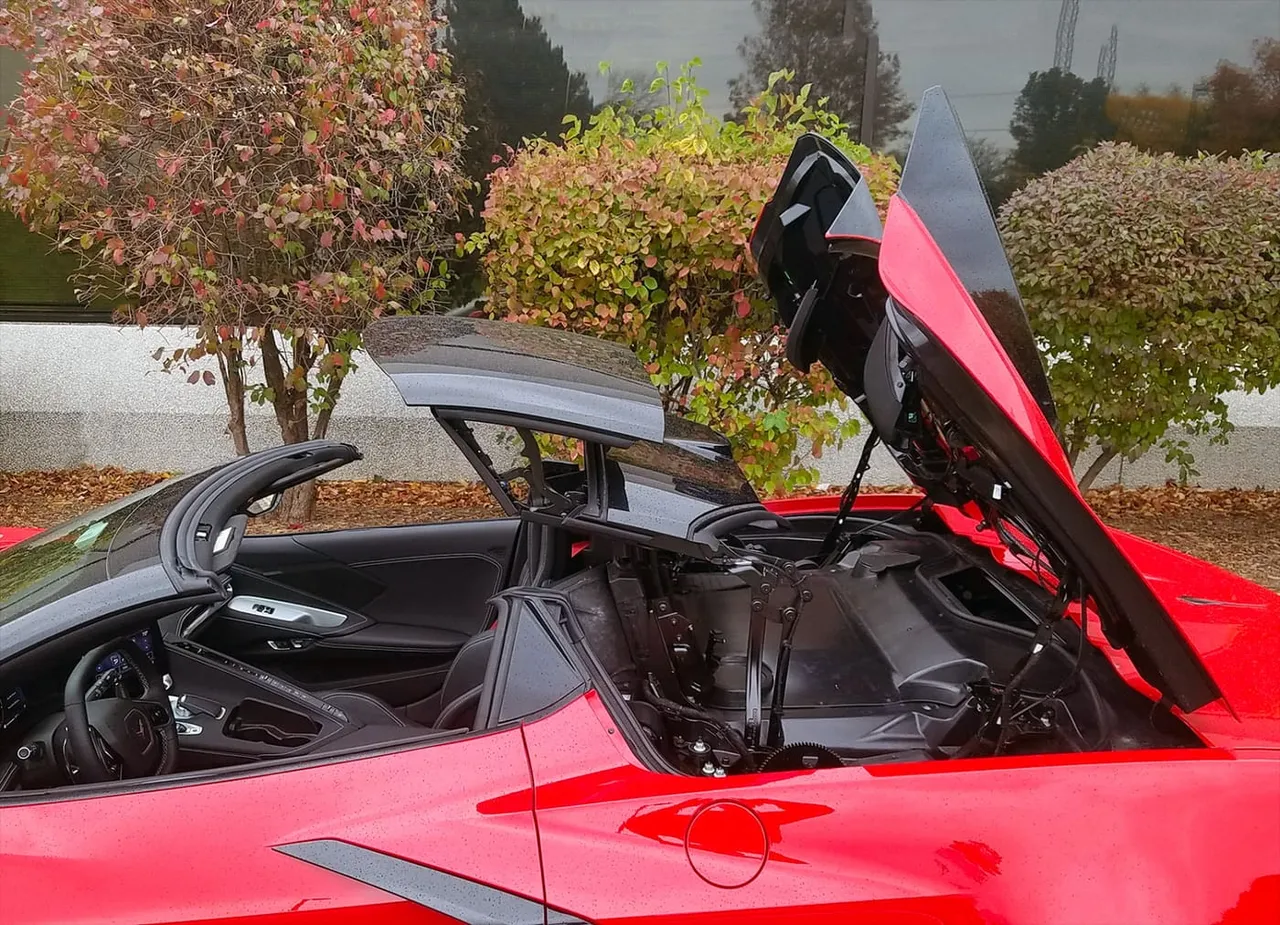 The red Corvette Convertible, shot 5