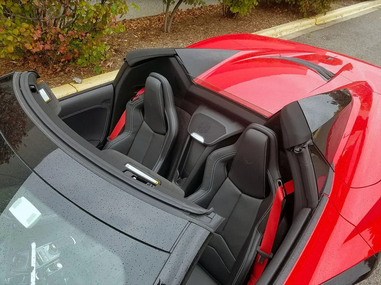 The red Corvette Convertible, shot 3