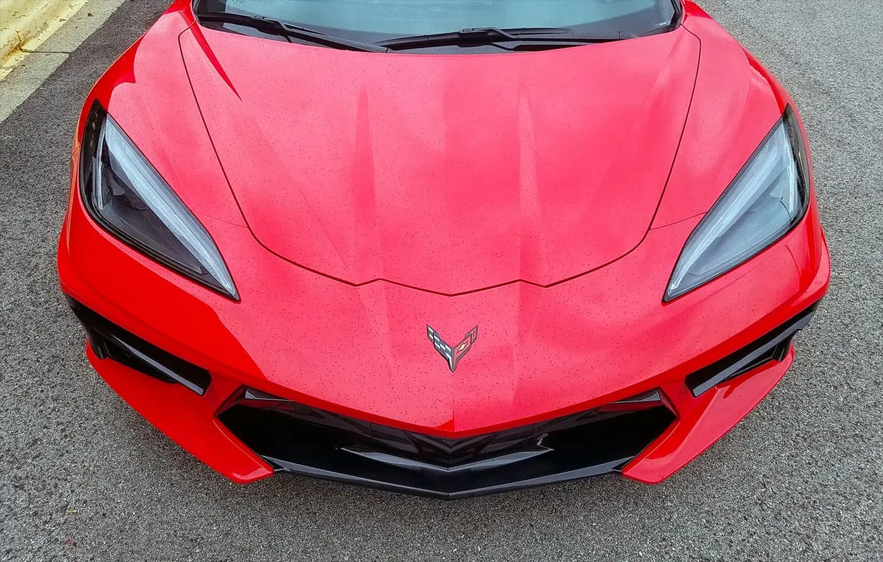 The red Corvette Convertible, shot 10