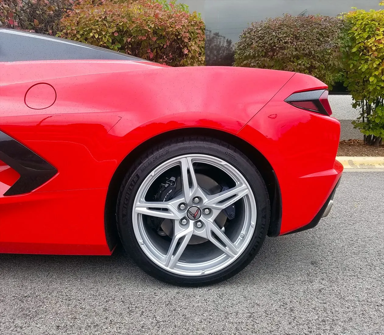 The red Corvette Convertible, shot 4