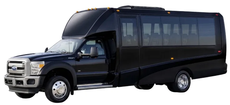 The 23 Passenger Executive Mini Bus, ready to rent