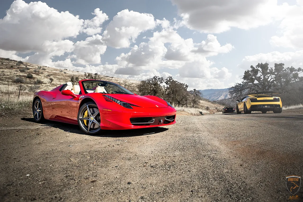 Ferrari 458 Spider for wedding car rental in Fresno, CA