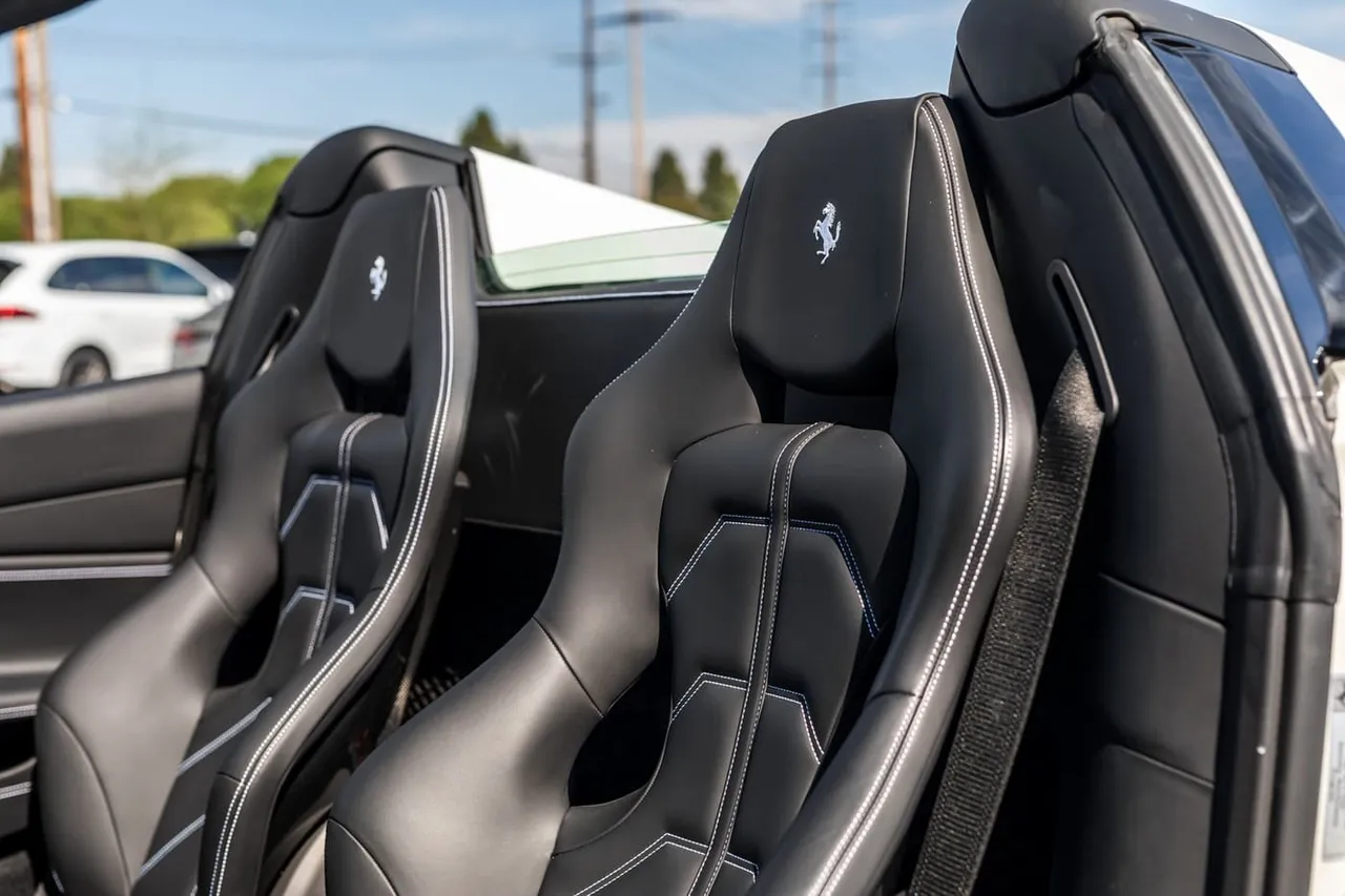 The white Ferrari 488 Spider, shot 4