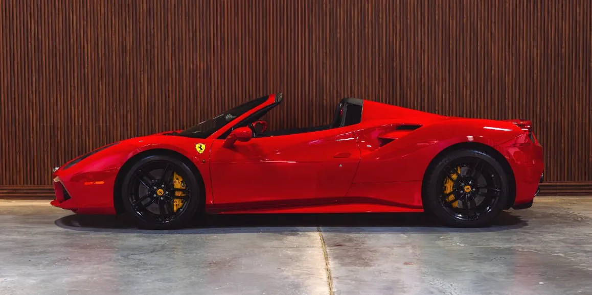 Red Ferrari 488 Spider, photo 3 for exotic and luxury car rental