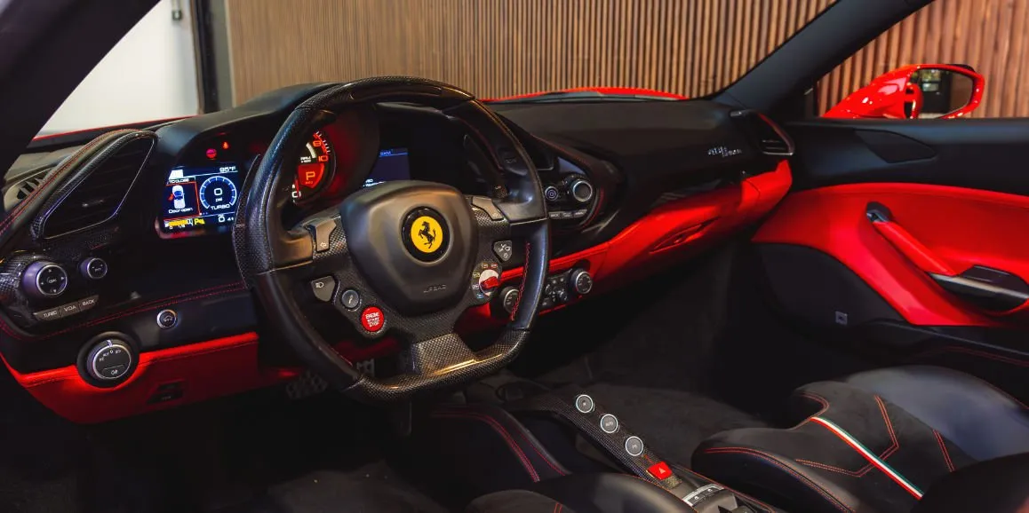 Red Ferrari 488 Spider, photo 4 for exotic and luxury car rental