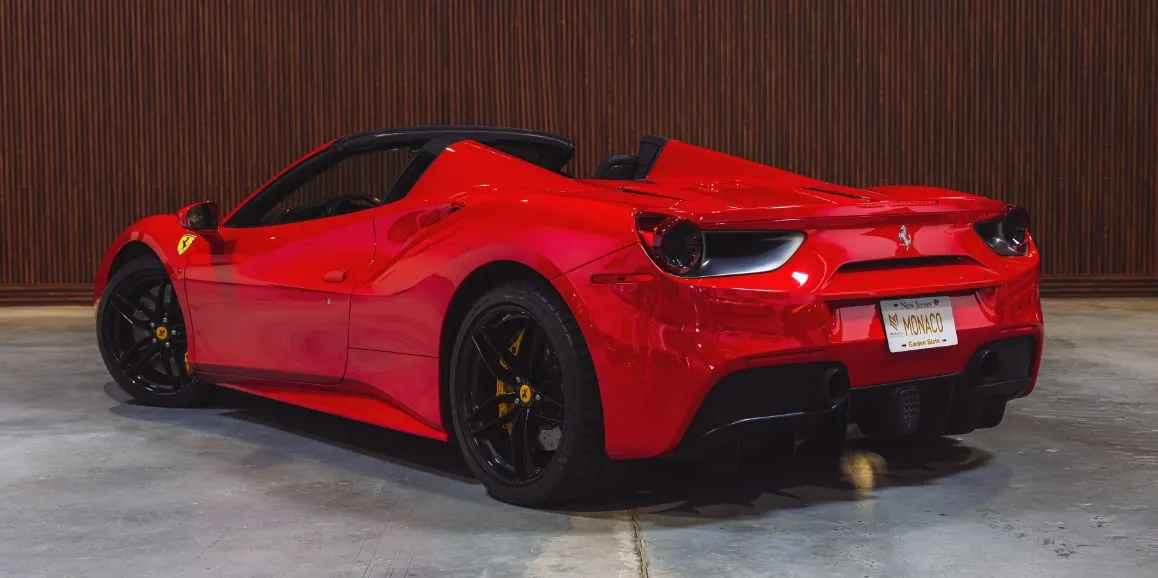 Red Ferrari 488 Spider, photo 6 for exotic and luxury car rental