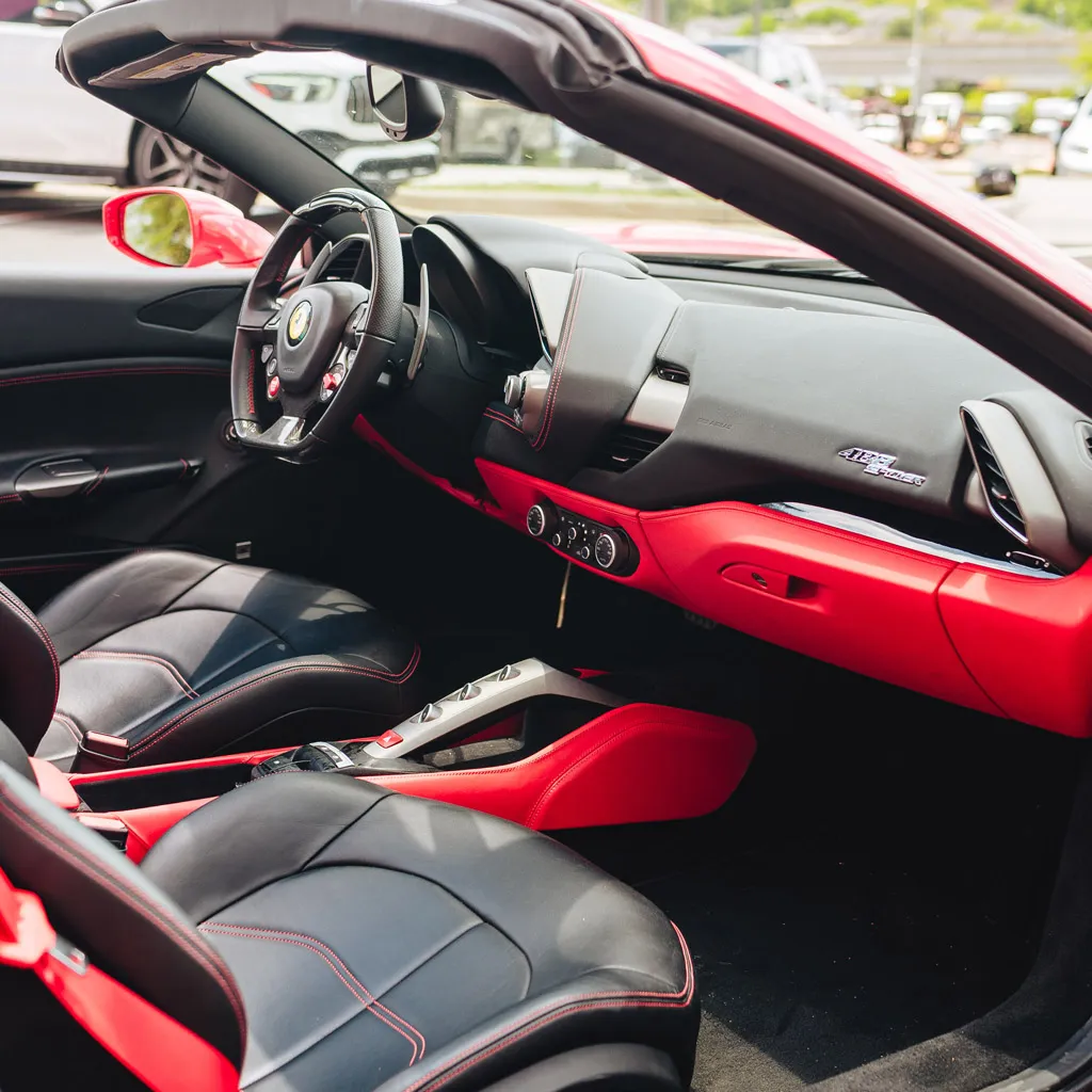 Ferrari 488 Spider Rosso Red, photo 3 for exotic and luxury car rental in Alleghany, CA