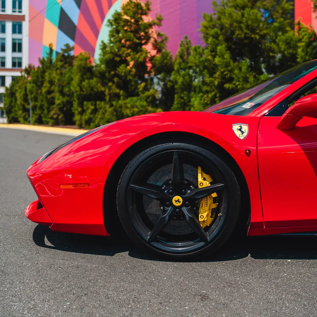 Ferrari 488 Spider Rosso Red, photo 7 for sports car rental