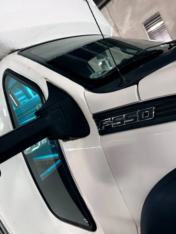 Detail shot of the Ford F-550 Party Bus, shot 10