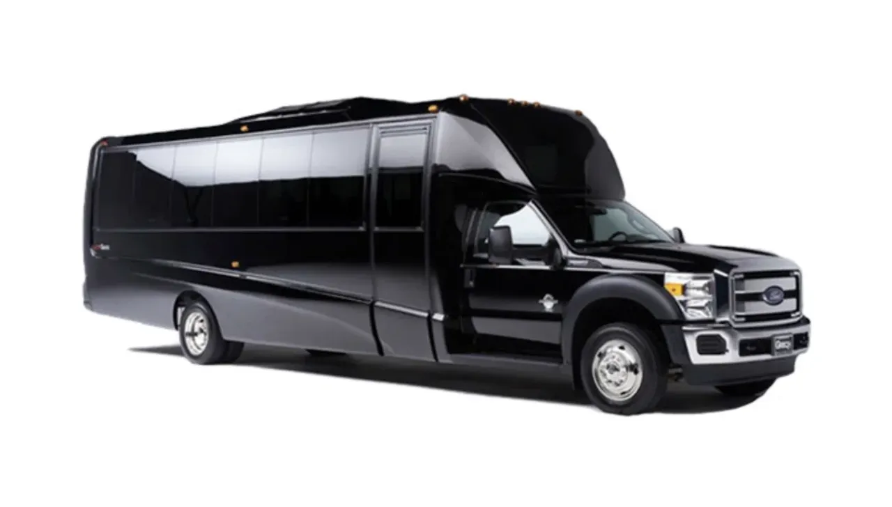Black Ford F-550 Party Bus for party bus rental