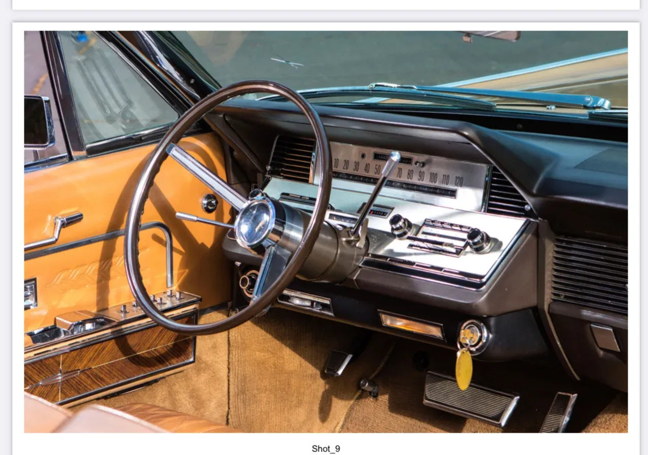 Gold Goldie -- The 66 Continental for wedding car rental in Gilbert, AZ