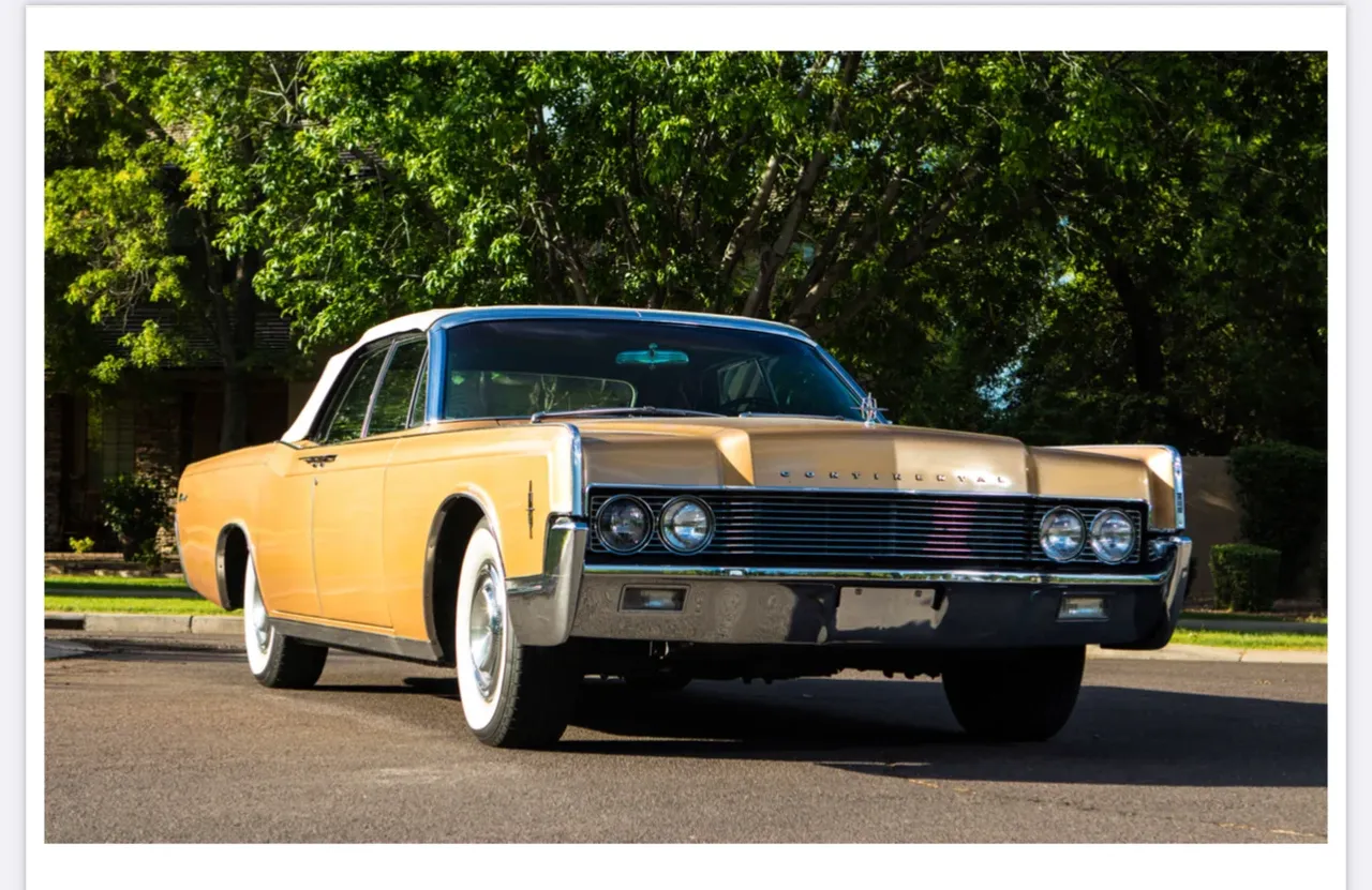 Gold Goldie -- The 66 Continental, photo 4 for wedding car rental in Gilbert, AZ