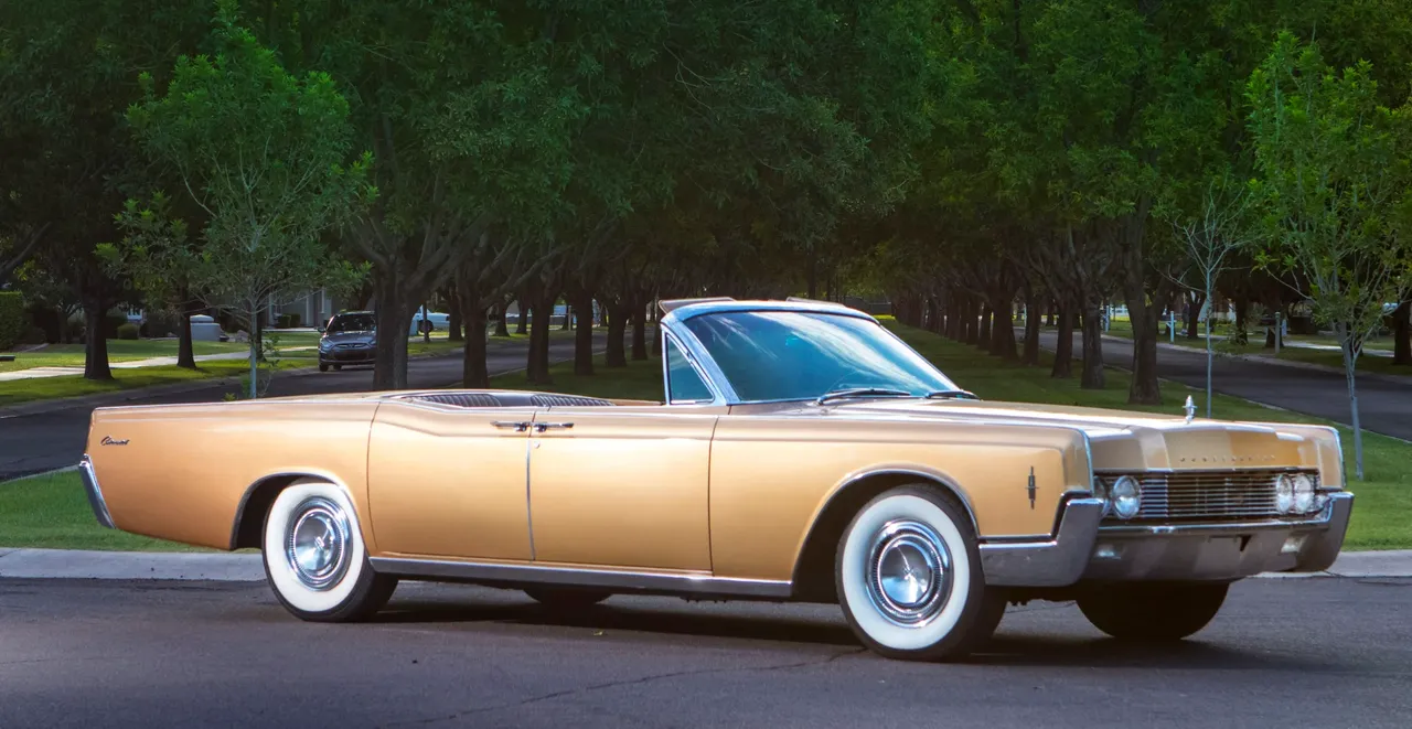 Gold Goldie -- The 66 Continental, photo 2 for wedding car rental in Gilbert, AZ
