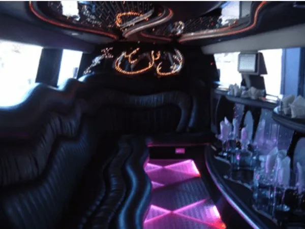 The pink Hummer Limousine, shot 3
