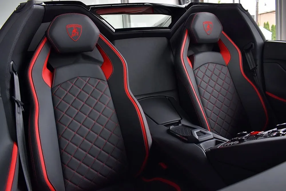The red Lamborghini Aventador S, shot 8